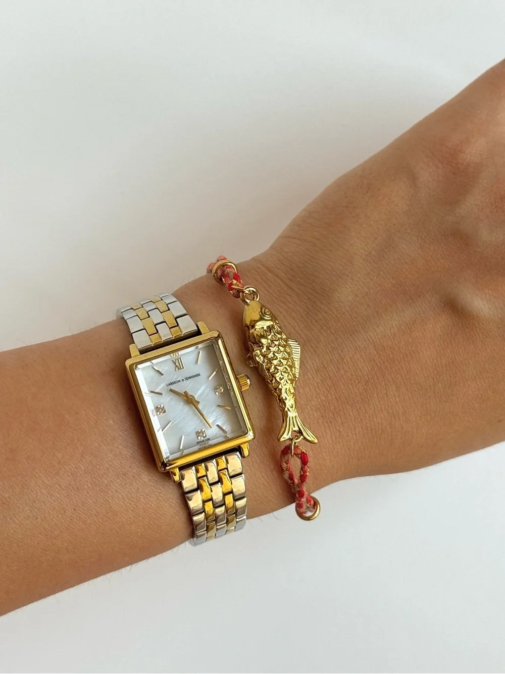 Coastal Red Gold Fish Bracelet